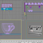 3D Coffe Machine modelling